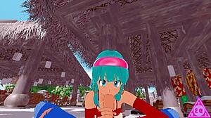 feeling so horny in koikatsu bra c18 dragon ball sex blowjob handjob cumshot uncensored