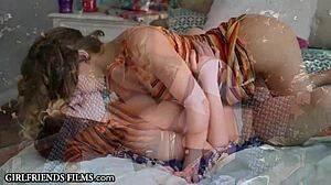 Carter Slams Arias Teen Pussy with Intense Licking Action