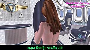 Cute Teen 18+ In Airplane Gives Nude Poses In 3d Animated Cartoon Porn
