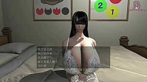 feeling hooked on curvy teen in 3d cartoon riding monster cock