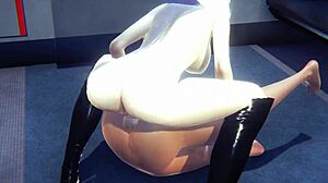 lol kda hentai - evelynn futa fucks kaisas ass and blowjob - japanese asian manga anime game porn