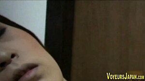 Asian fingerbangs hairy pussy in public outdoor solo for orgasm