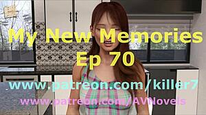 My new memories 70 with brunette milf in game