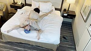 The story of a petite tattooed teen engaging in a passionate 69 position with her partner