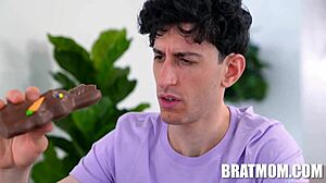 taboo stepmom jessica ryan gives pov blowjob to nick strokes, craving cream filling on easter with big ass