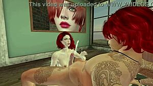 Fox Harker, are you ready for this petite redhead's masturbation in Second Life?