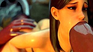 Futanari Succub in Seductive and Wild Action