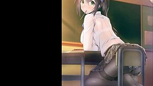 Anime feet jerk off challenge