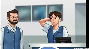 managers daughter sucked my dick behind the desk at work