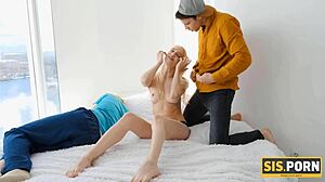 Guy Fucks Cute Stepsister Quietly