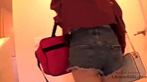 Beautiful New Brunette Captivates in Steamy Sex Videos with Photographer