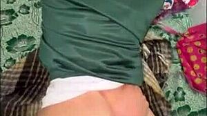 Is this cute Latina in PE uniform ready for her first outdoor fuck?