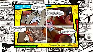 is this grandma blackmailing her granddaughter in the hentai comic?