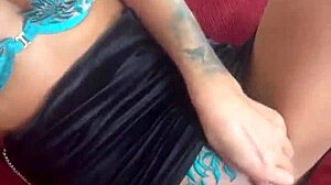 monika fox posing in sexy lingerie during a pornshoot