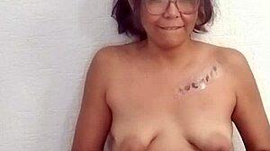 annie intensely masturbates with toys on video call