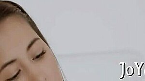 oh wow, this teen adores fingering her petite pussy with toys during sexy solo masturbation!