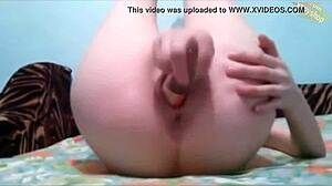 hot teen's bottle fuck or masturbation session?