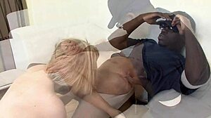 Wow! Tight Pussy Blonde Lya Pink Summons Black Friend for Intense Ride. Hard Interracial Action Awaits!