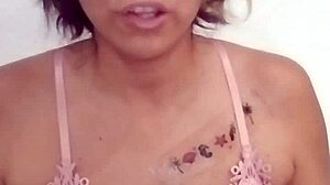 annie intensely masturbates with toys on video call