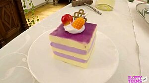 anita bellini in sloppy messy anal food sex humiliation slave training painal