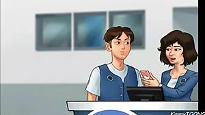 managers daughter sucked my dick behind the desk at work