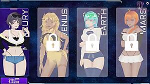 Milf Hunter 1 Plays A Bondage Game With Mercury In This Cartoon Anime Hentai Adventure.