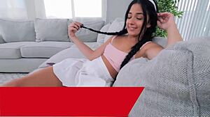 i share blowjobs and hardcore sex with petite vanessa marie and joshua lewis