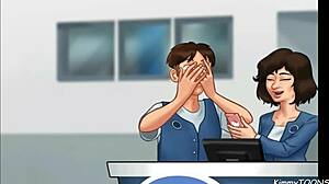 managers daughter sucked my dick behind the desk at work