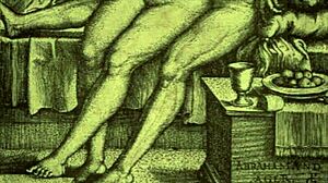 vintage erotic cartoon illustration