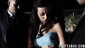 Cute Teen 18+ Endures Gangbang with Blowjobs, Doggystyle, and Missionary Positions