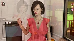 Helping the hotties in anime game with hentai elements