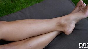 Bikini babe chloe lamour titty fucks a monster cock with massive melons