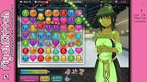 Sex with the girl next door in HuniePop female walkthrough 16.