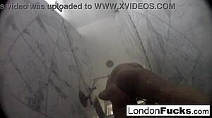 London Keyes Gets Soaking Wet in Solo Action, Can't Believe How Hot She Looks!