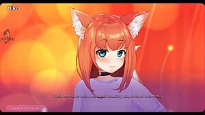 Catgirl Waifu Moans Loudly During Uncensored Hentai Game With Big Tits!