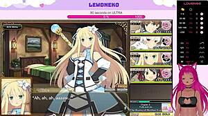 vtuber lewdneko moans, 'play evenicle with me for huge creampie?'