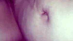 Single fucks slut wife, creampies hairy pussy in threesome