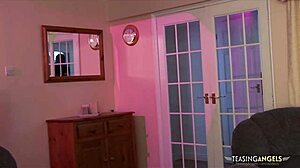 Two blonde milfs crave intense threesome action beyond toys.