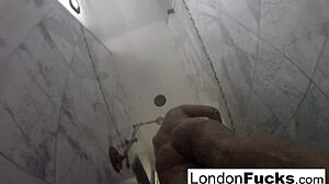 London Keyes Gets Soaking Wet in Solo Action, Can't Believe How Hot She Looks!