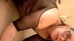 BAMAS BEST IN HER FISHNETS GETTING SOME GOOD DICK