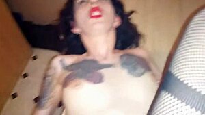 Fucking horny secretary after dildo play and cum on her glasses