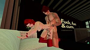 Fox Harker, are you ready for this petite redhead's masturbation in Second Life?