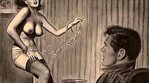 My secret life unfolds with vintage erotic cartoon scenes in detail