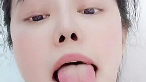 rough bondage with dildo deepthroat and orgasm