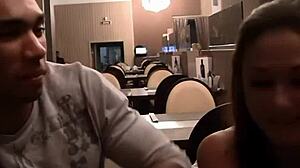 Titted Brunette Met And Fucked Outdoors