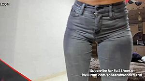 Check the roundest bubble butt in tight yoga panties today