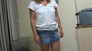 Wife Has Sex on Beach with Nephew, Big Cumshot on Hairy Pussy