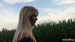 hey, lara's getting street fucked for cash