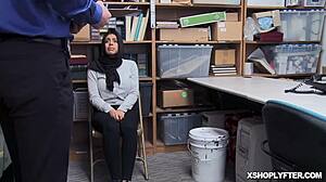 10 out of 10 Shoplyfter Muslim Ella Knox looks stunning with her natural features