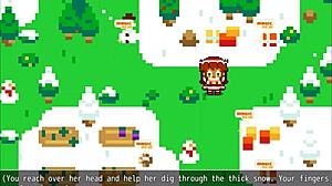 I love being covered in hot cum for Christmas, Poppy from LoL.